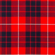 Hamilton Red Modern 16oz Tartan Fabric By The Metre